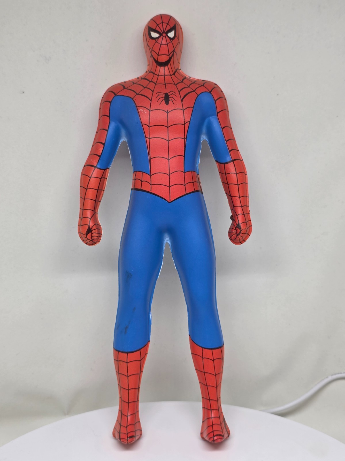 Vintage 1980 Spider-Man Lightweight Plastic Figure Marvel Cosmec Italy Rare