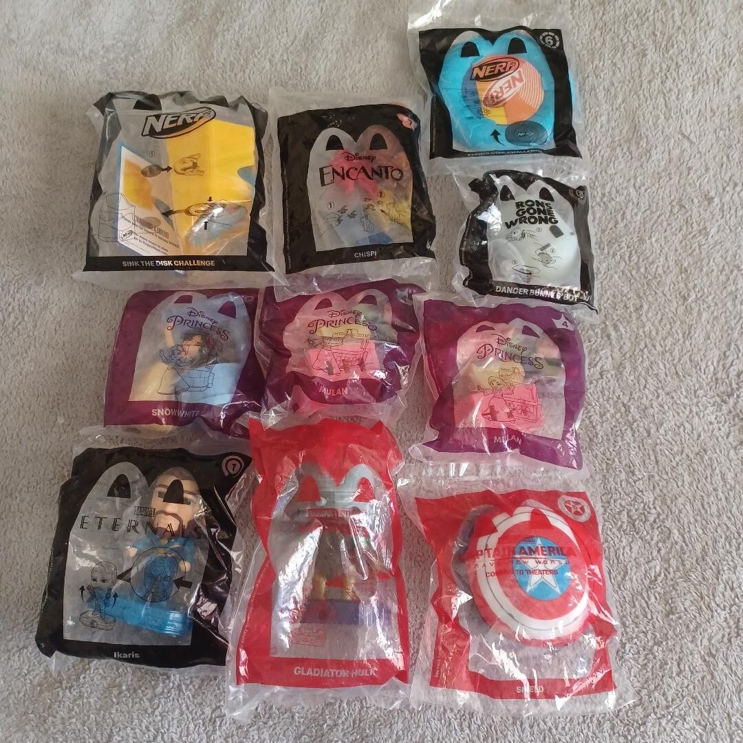 10PCS Assorted McDonalds Happy Meal Toys