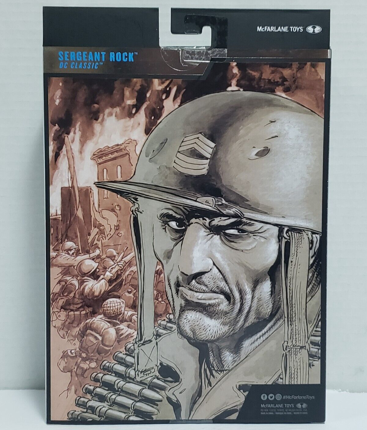 SERGEANT ROCK – McFarlane Collector Edition DC Multiverse Action Figure IN STOCK