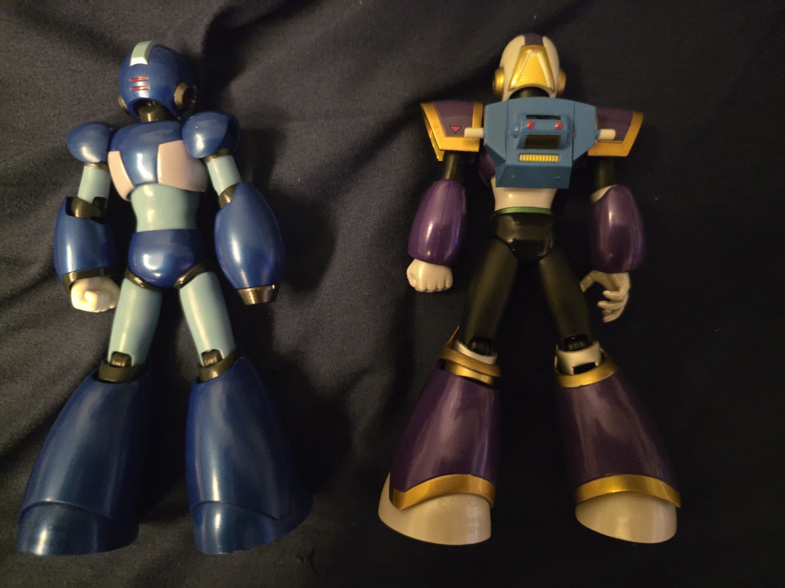 Bandai D-Arts Mega Man X & Vile Action Figure Lot 2 w/ Boxes, Hands, Cannon