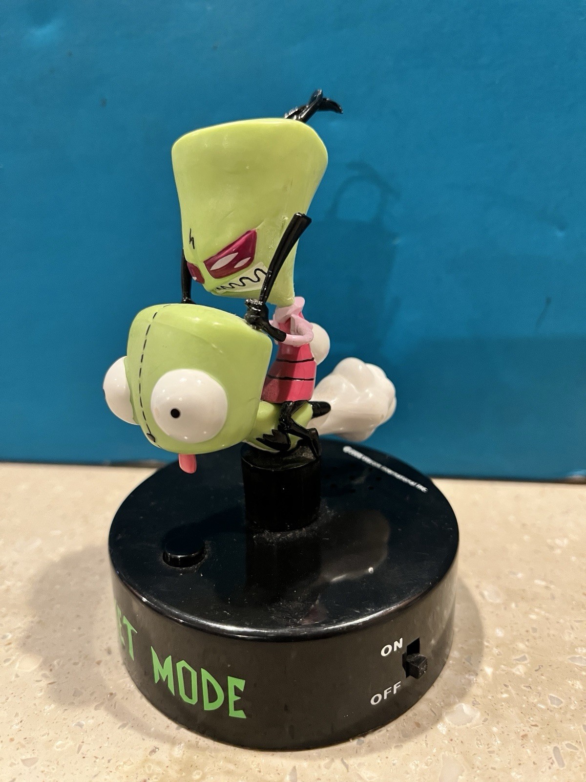 Invader Zim Gir Rocket Mode Talking Figurine Licensed New & Sealed Goth Y2K