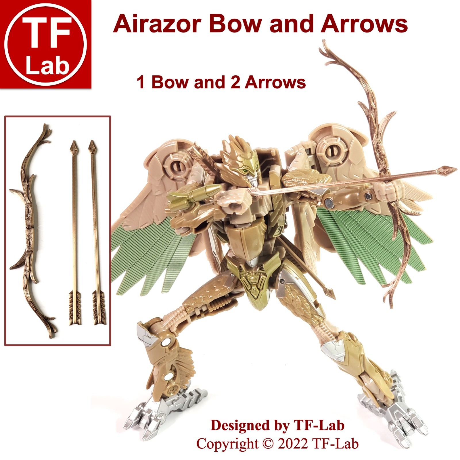 2 in 1 Swords Upgrade Kit for Transformers Studio Series SS 97 Airazor TF-Lab