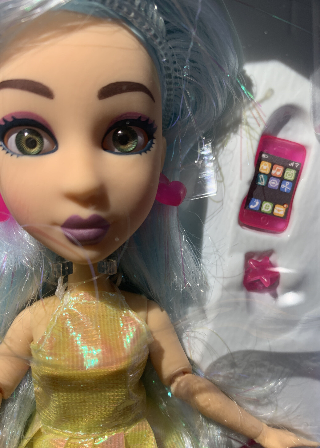 #SNAPSTAR Echo Doll Green Screen Wall & Stand Bedazzled Babe Snapstar Studio App