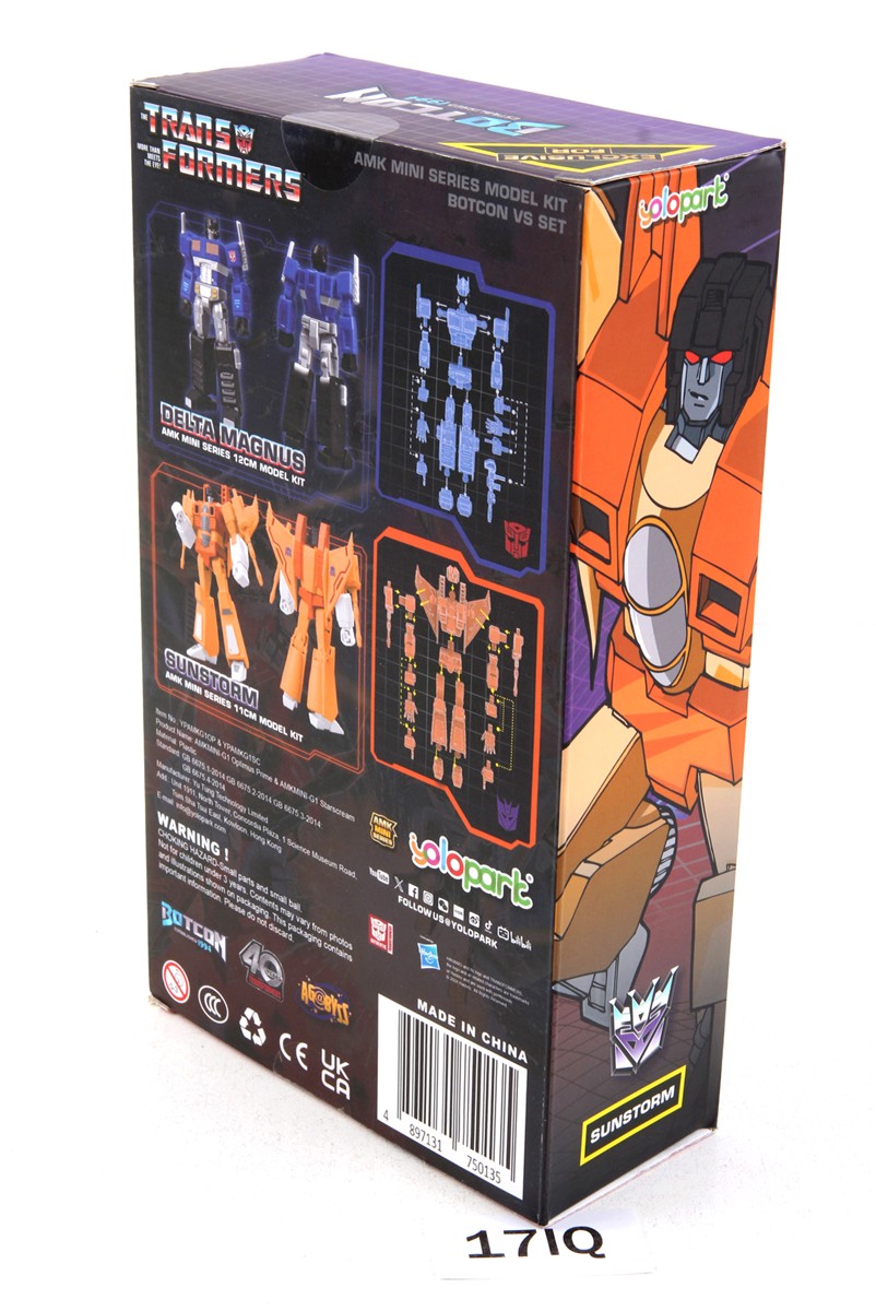 Transformers Yolopark BotCon 2024 Delta Magnus vs Sunstorm Sealed MISB