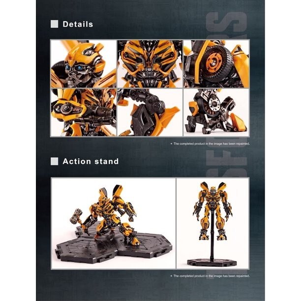 Transformers Bumblebee Camaro Figure Model Kit Pre Painted
