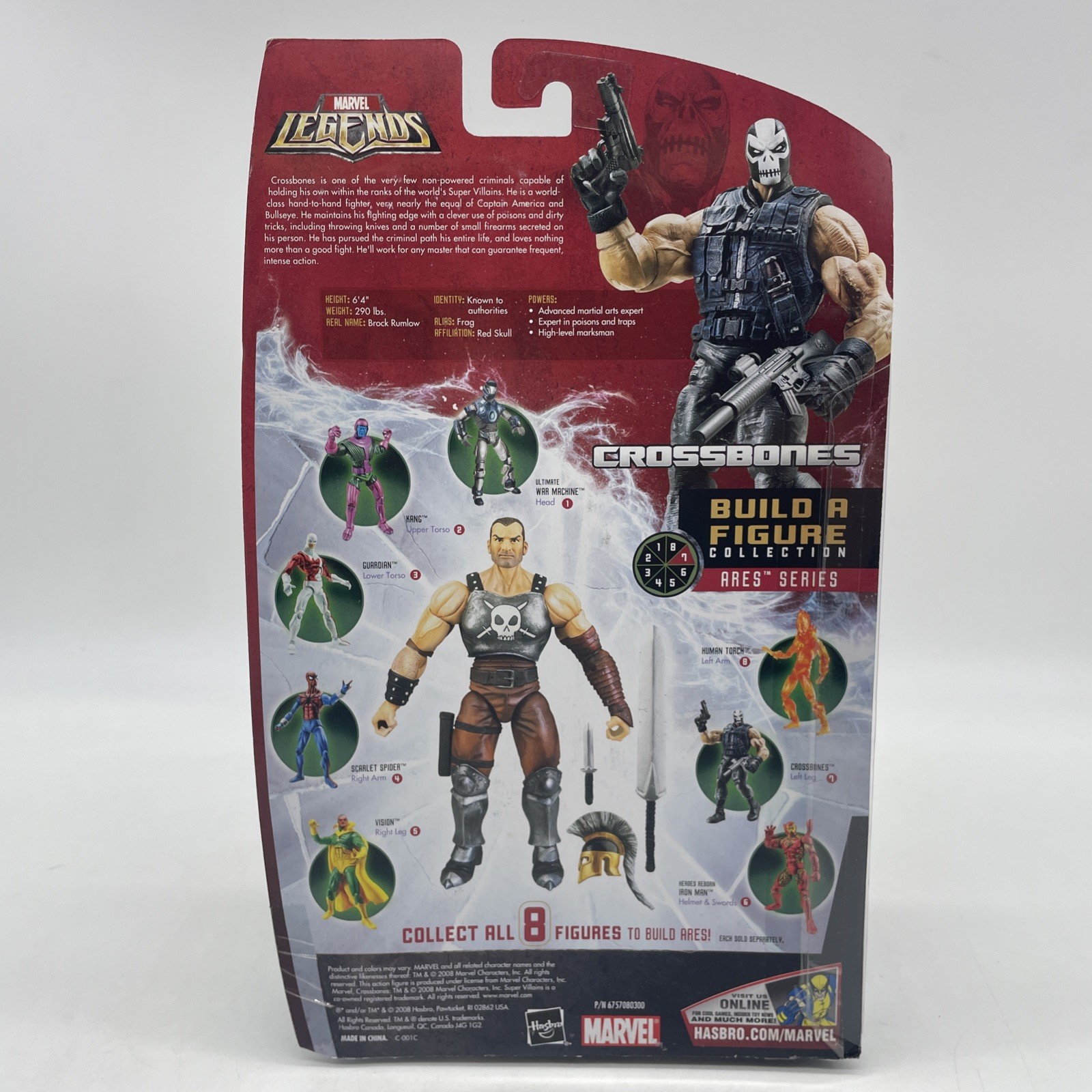 Marvel Legends Crossbones Exclusive Limited Edition BAF Collection Ares!