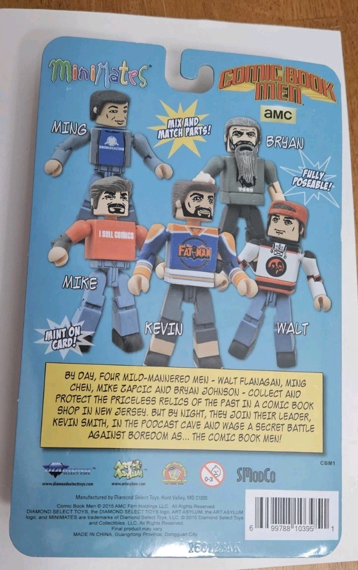 Minimates Comic Book Men Kevin Smith 5-pack AMC NIB Great shape