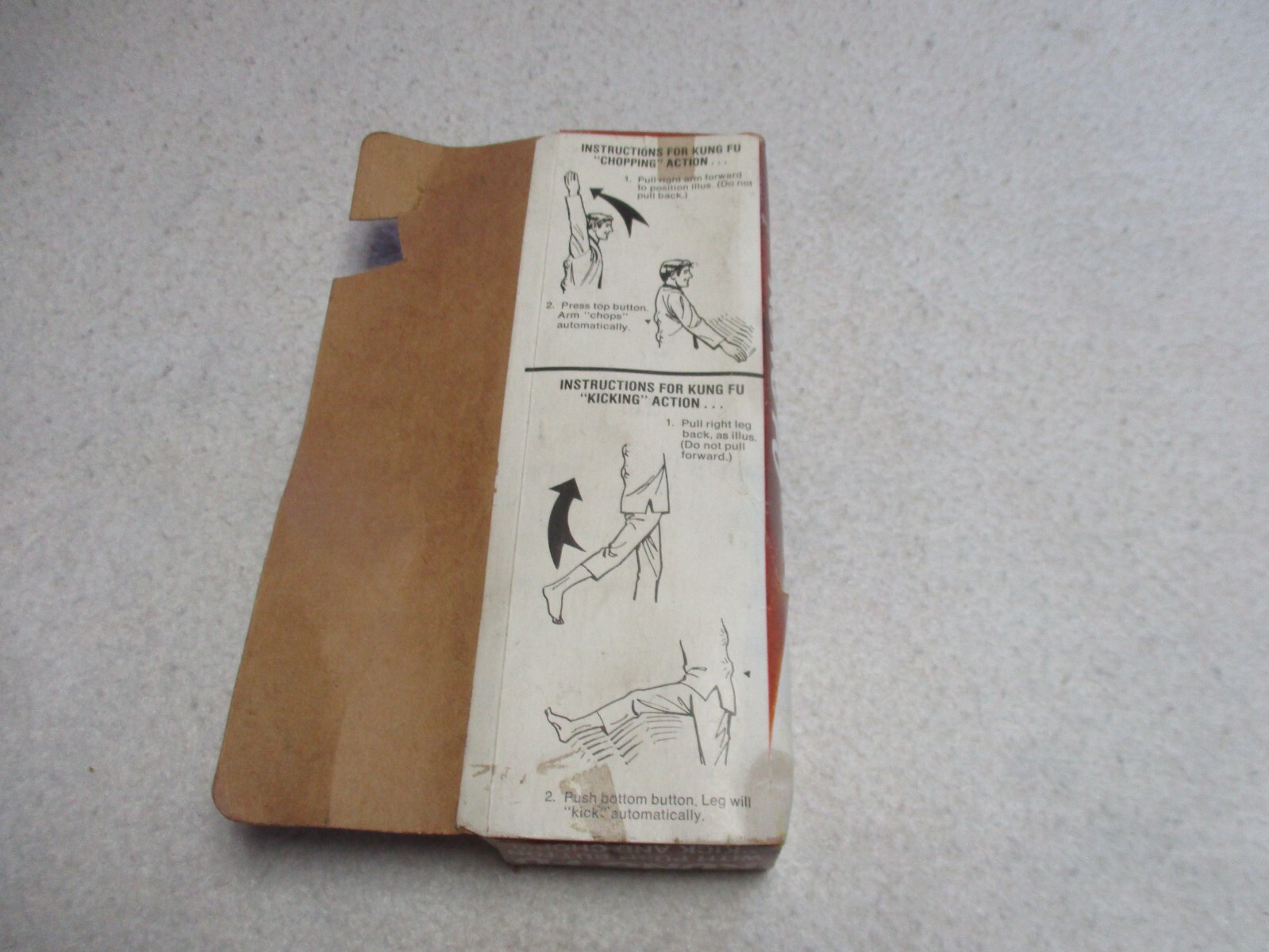 DURHAM&rsquo;S FULLY JOINTED KUNG FU ACTION FIGURE PUSH BUTTON ACTION! IN BOX