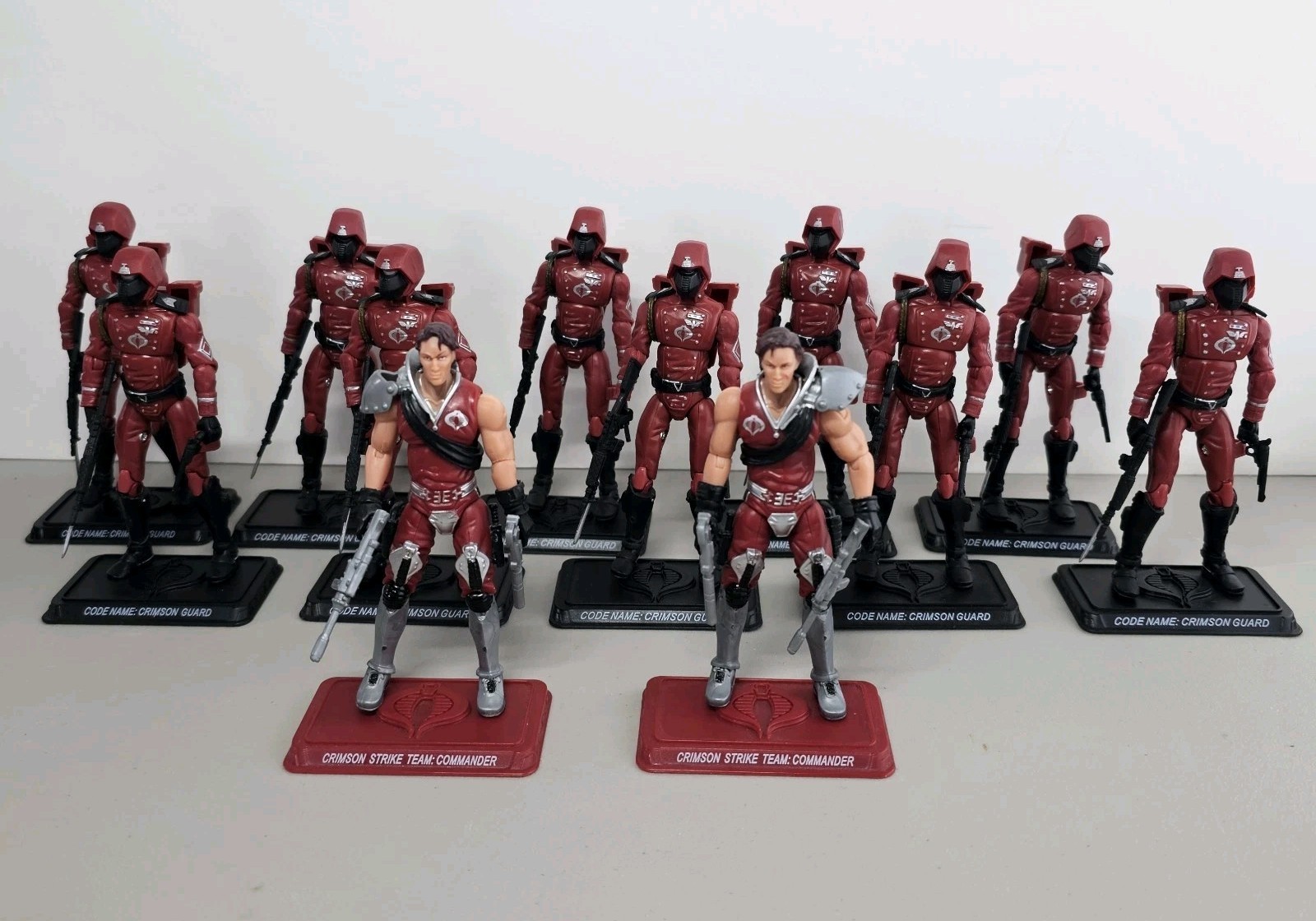 GI Joe Tomax Xamot Crimson Strike Team Figure 2009 Set Cobra Guard 25th Lot