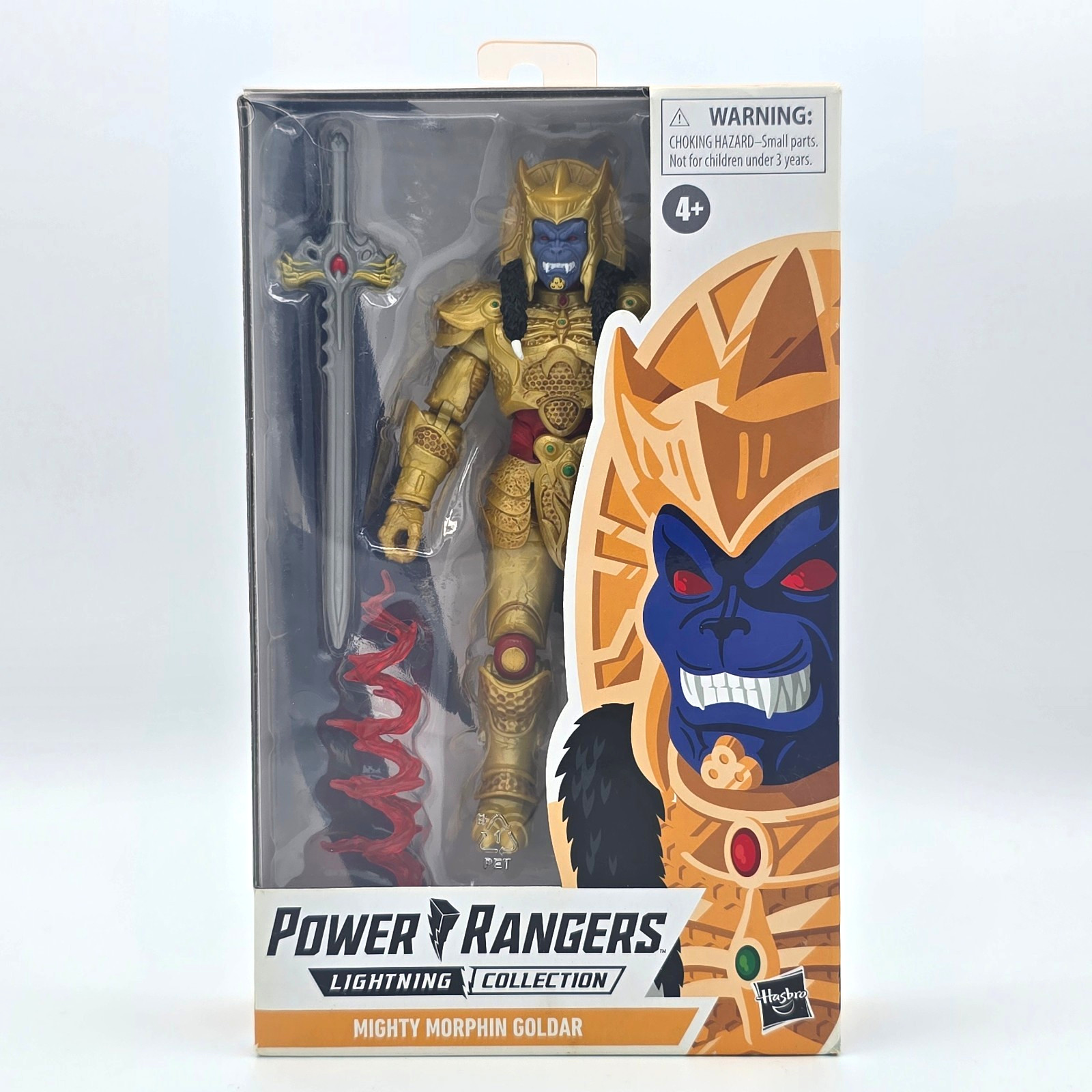 Hasbro Power Rangers Lightning Collection MMPR Goldar Action Figure New E8664