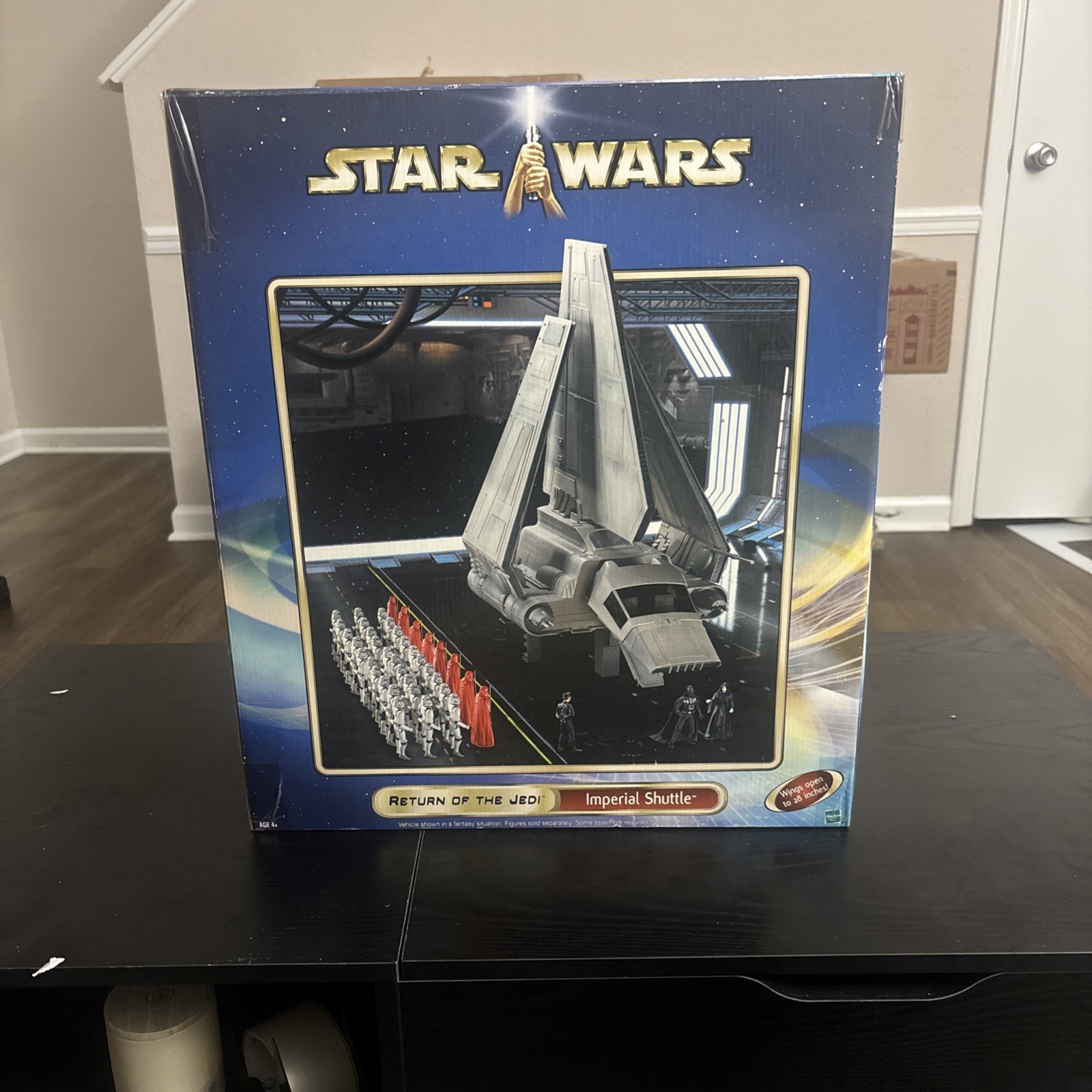 Case Fresh Star Wars 2002 Saga Series Imperial Shuttle Vehicle FAO Schwarz NIB