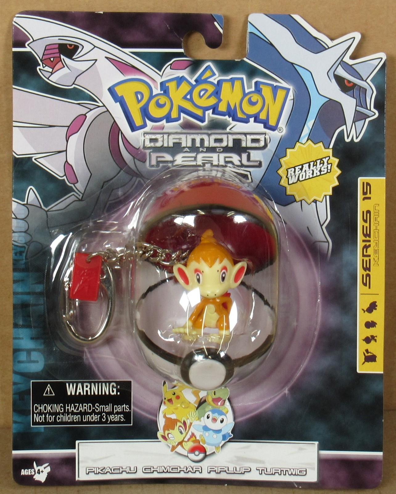 Pokémon « Chimchar » Series 15 Keychain NIP by Basic Fun 1661