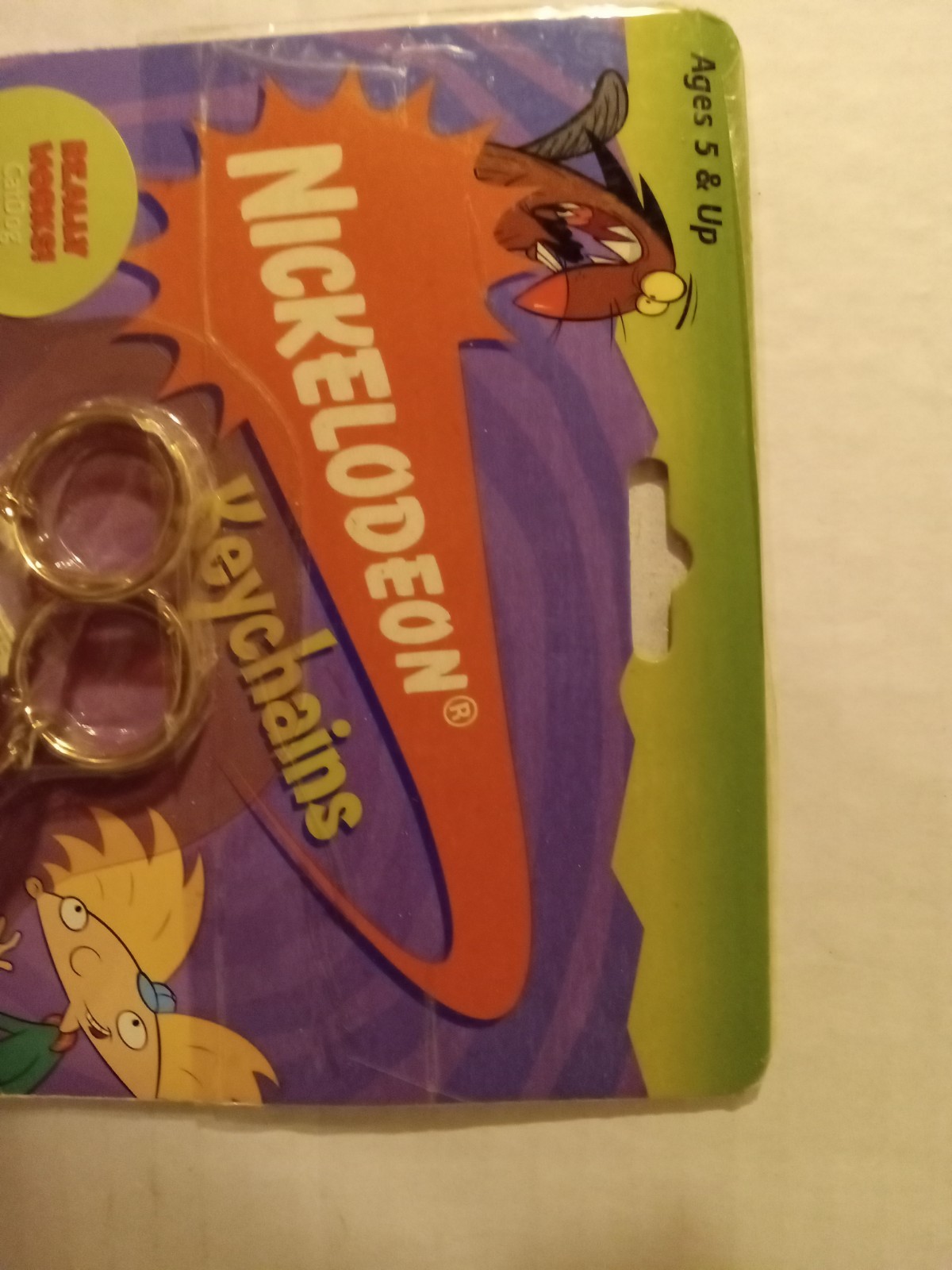 Hey Arnold! CatDog NICKELODEON Basic Fun Keychain 957-0 Sealed 1999