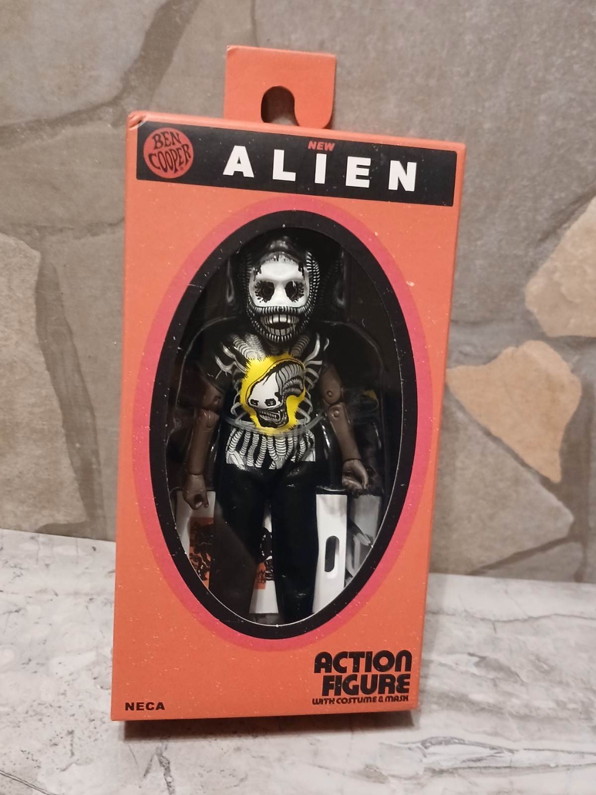 NEW NECA Kids Ben Cooper Alien Action Figure W/ Costume & Mask