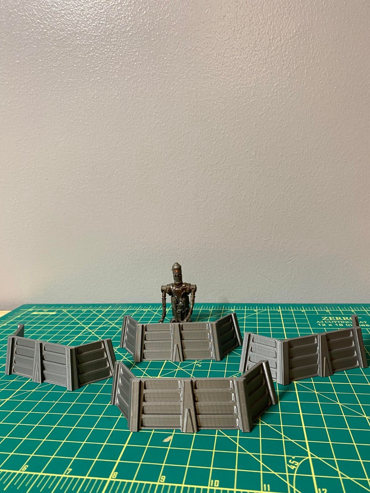 Warhammer 4x Imperial Bunker Barricade Star Wars Legion Game Terrain Mini