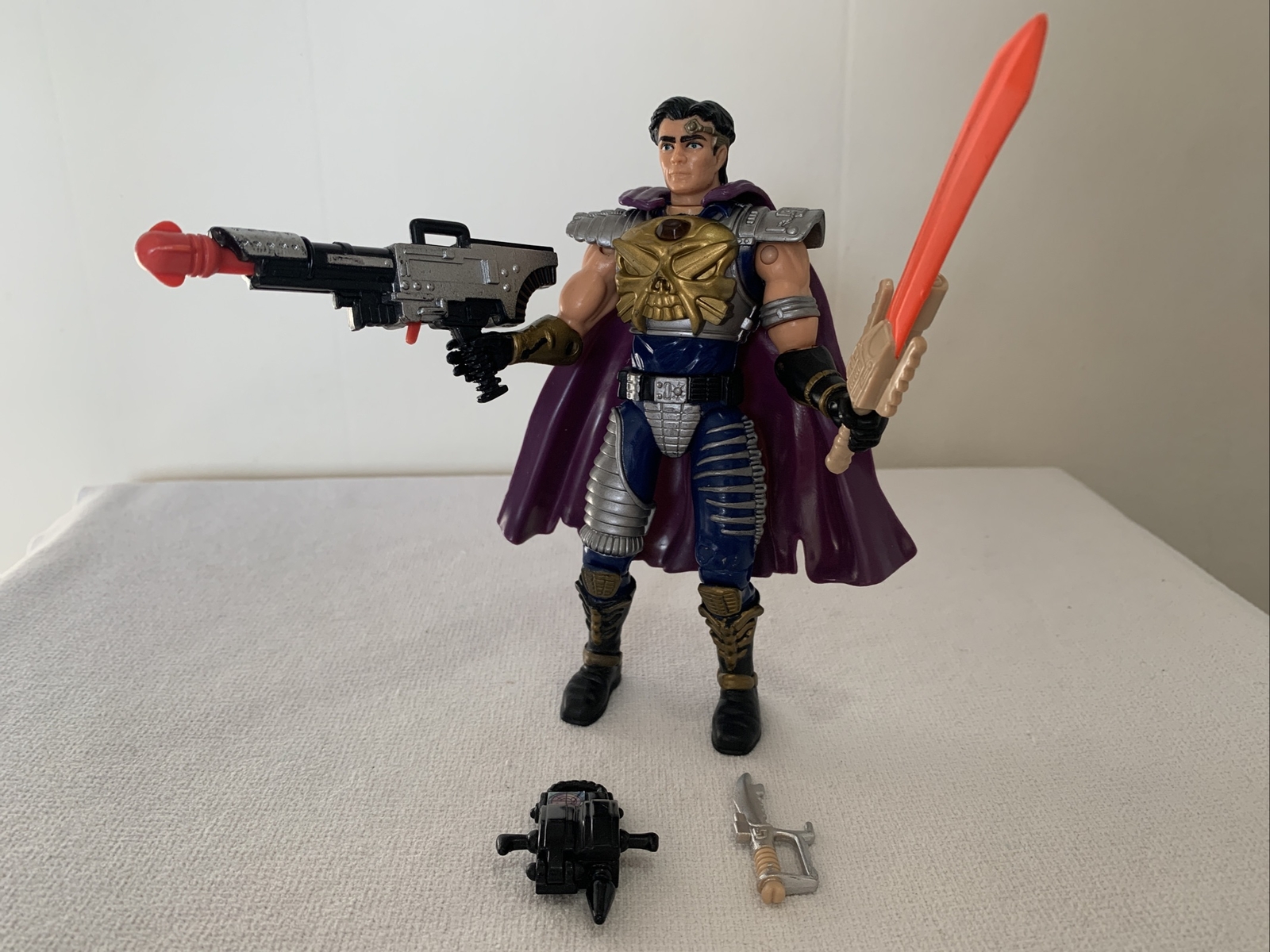 Skeleton Warriors Prince Lightstar Figure Playmates Gun Variant Color COMPLETE