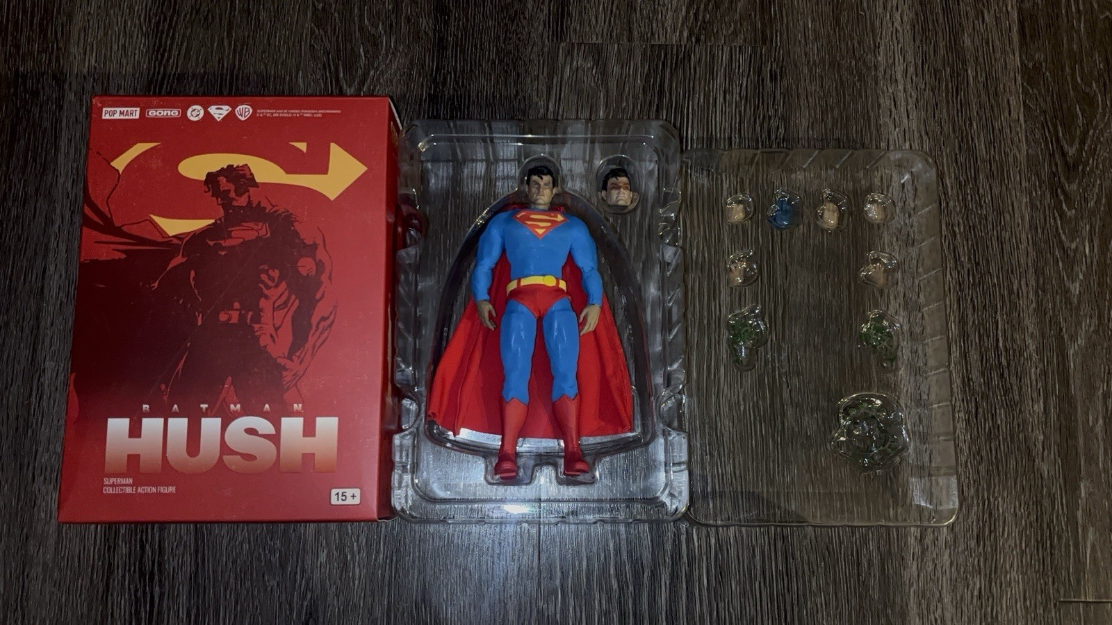 Gong Studios Pop-Mart DC Hush Superman Action Figure (Complete!
