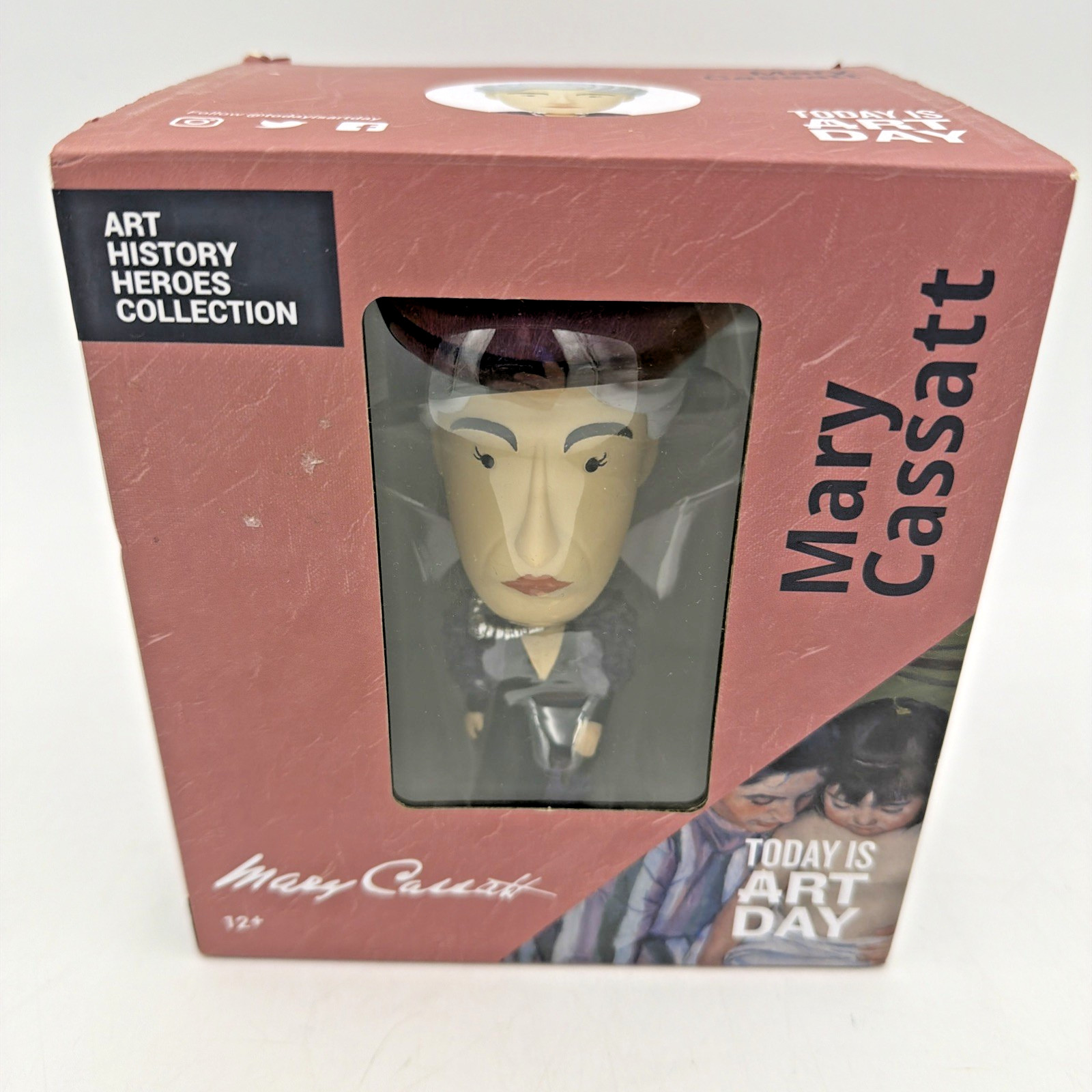 Mary Cassatt Action Figure Doll Art History Heroes Artist 5” Art Souvenir Gift