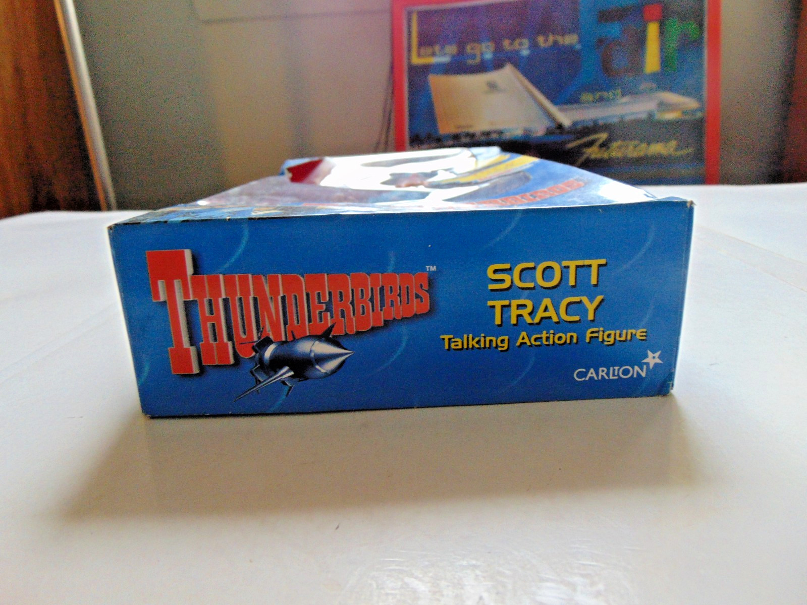Thunderbirds Talking Scott Tracy 12&Prime; Figure Carlton 1999 NIB NEW NRFB