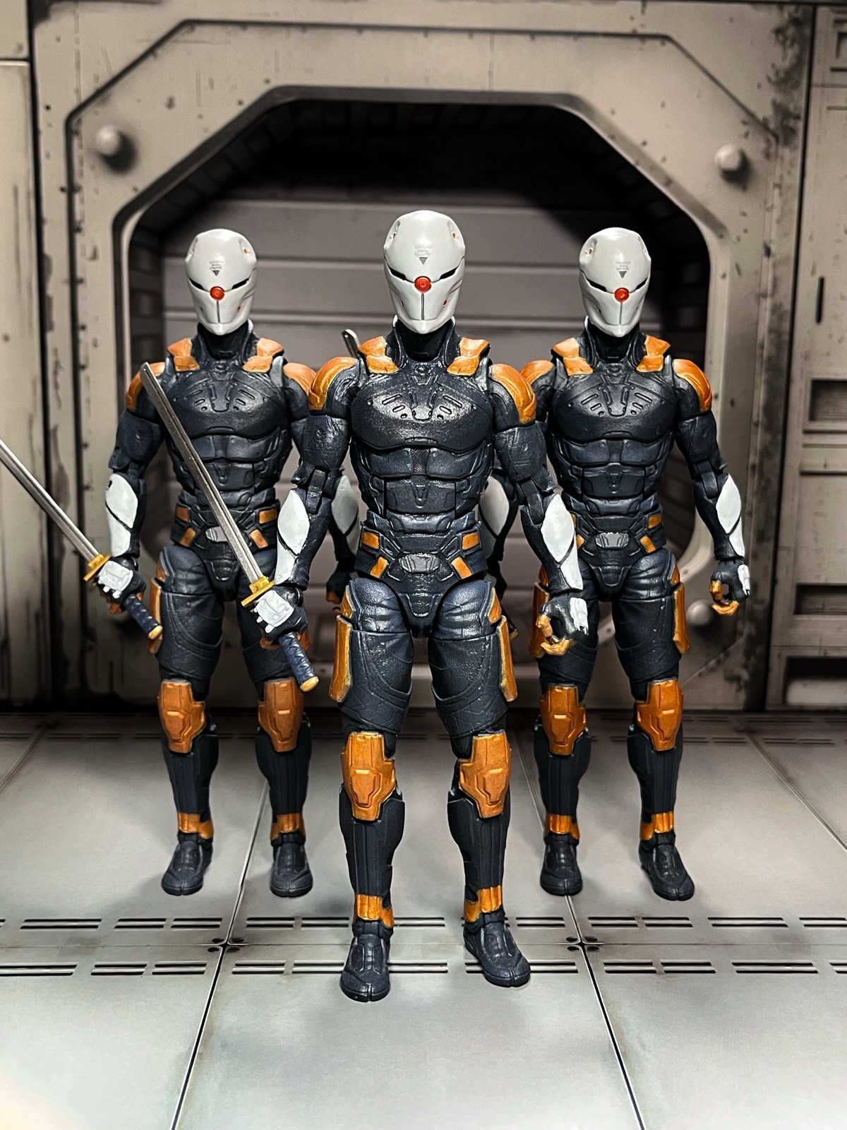 (Made To Order) custom 1/12 Grey Fox Cyborg Ninja Metal Gear Action Figure 6”