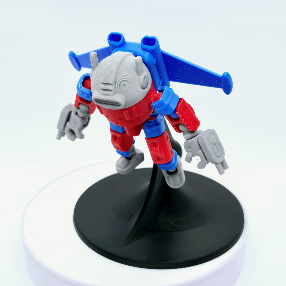 Starblazer | Robot Mech Action Figure | 3D Printed Humanoid Articulated Toy