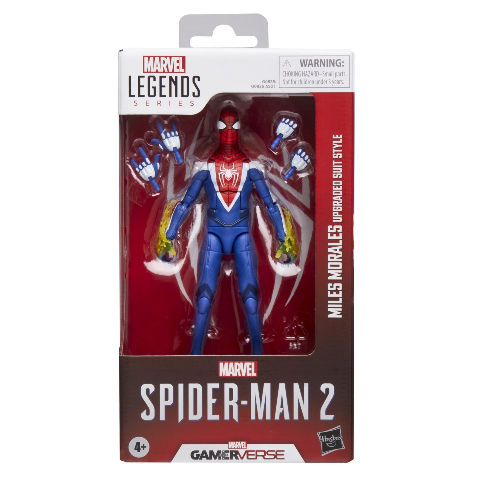 Spider-Man Marvel Legends Series Gamerverse Miles Morales Upgrade Suit Style 6&Prime;