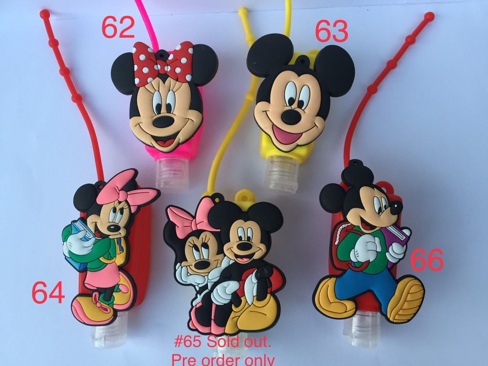 Mickey Muse Minnie Mouse Disney 30ML Portable Container Bottle for Cream Gel