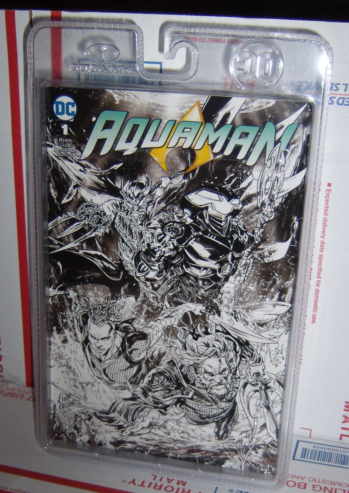McFarlane Gold Label DC Direct Black Manta Page Punchers brand new sealed