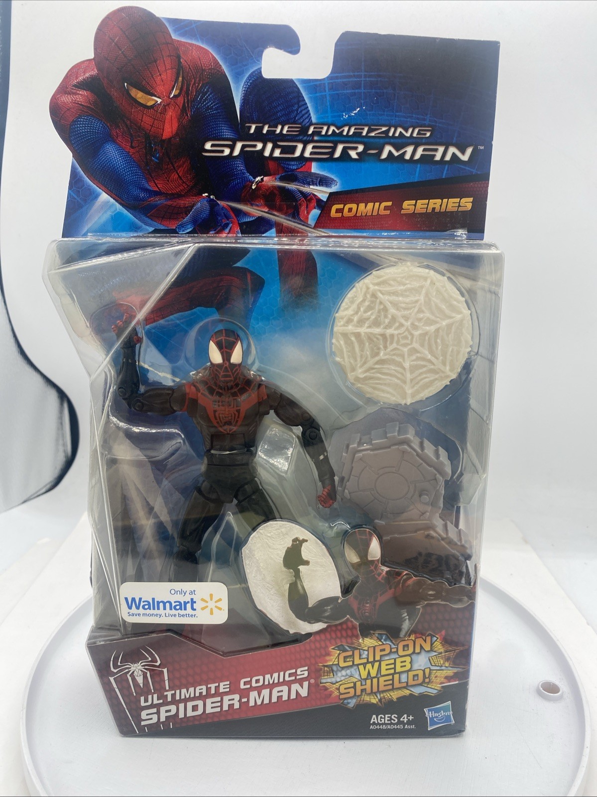 Amazing SPIDER-MAN 6&Prime; Figure Black : Avenger Disney Marvel Web Shield NEW Sealed