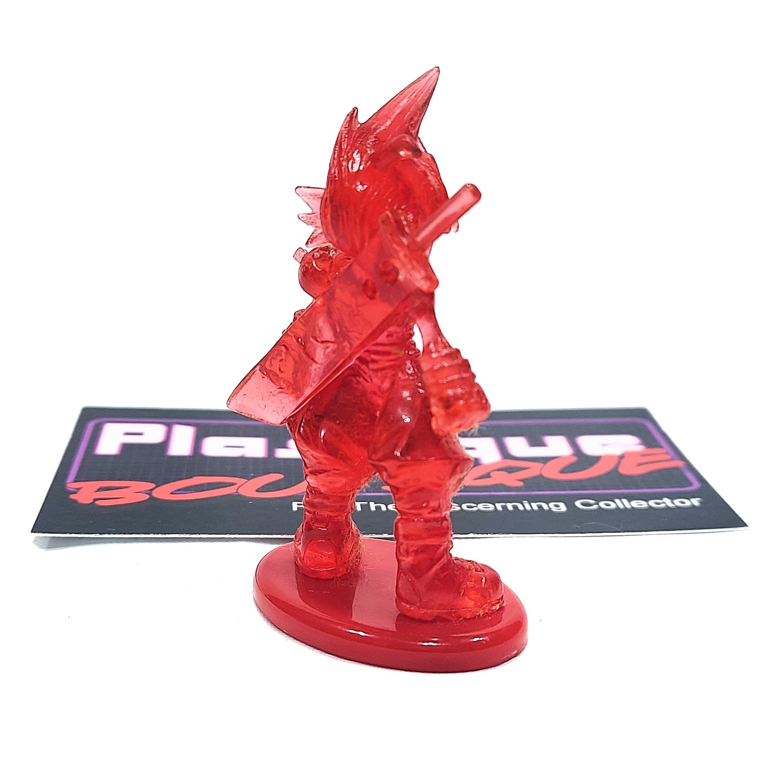 Final Fantasy VII Cloud Strife Coca-Cola Mini Figure RED CRYSTAL SQUARE FF7