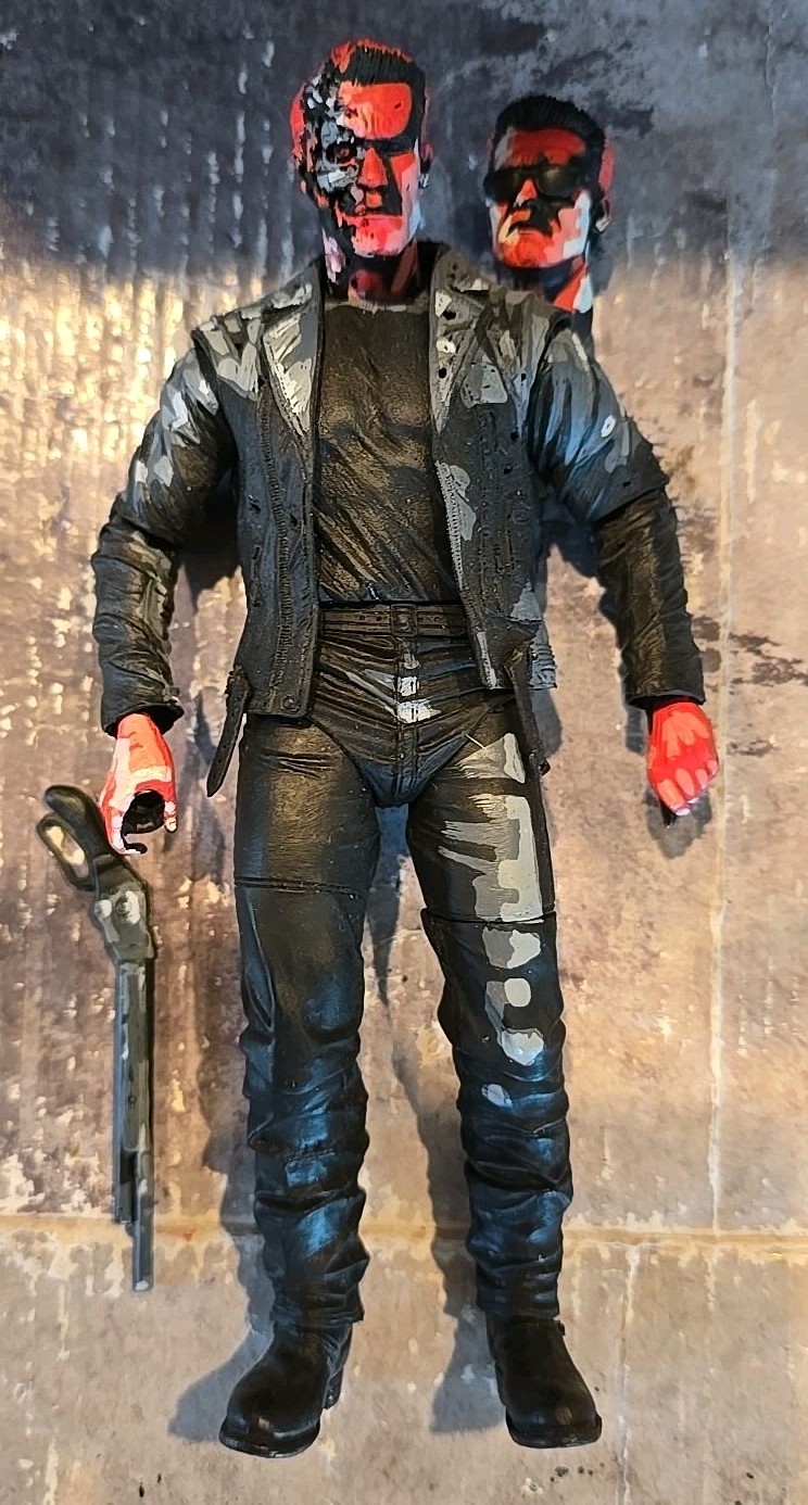 NECA T-800 Terminator 2 Classic 8-Bit Video Game Appearance 7&Prime; Figure US SELLER