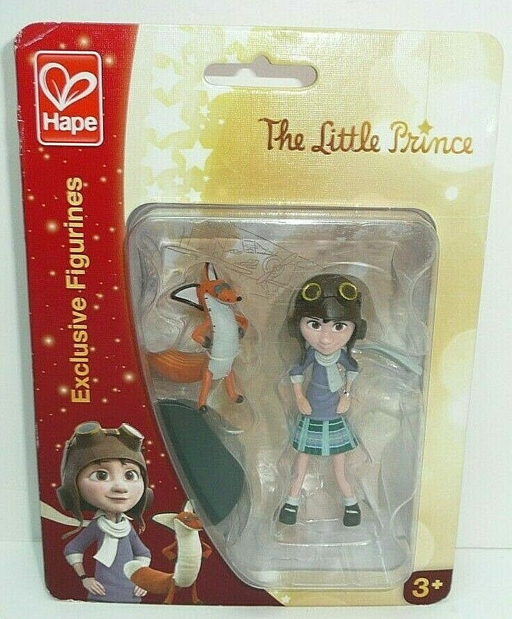 The Little Prince Exclusive Figurines Little Girl & Fox with Stands