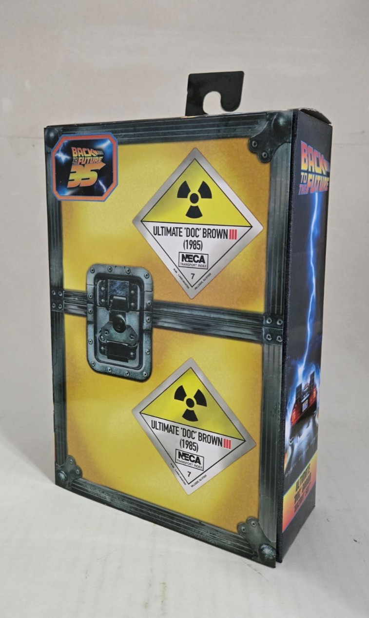 NECA Back to the Future Ultimate Doc Brown Figure Sealed In Hand