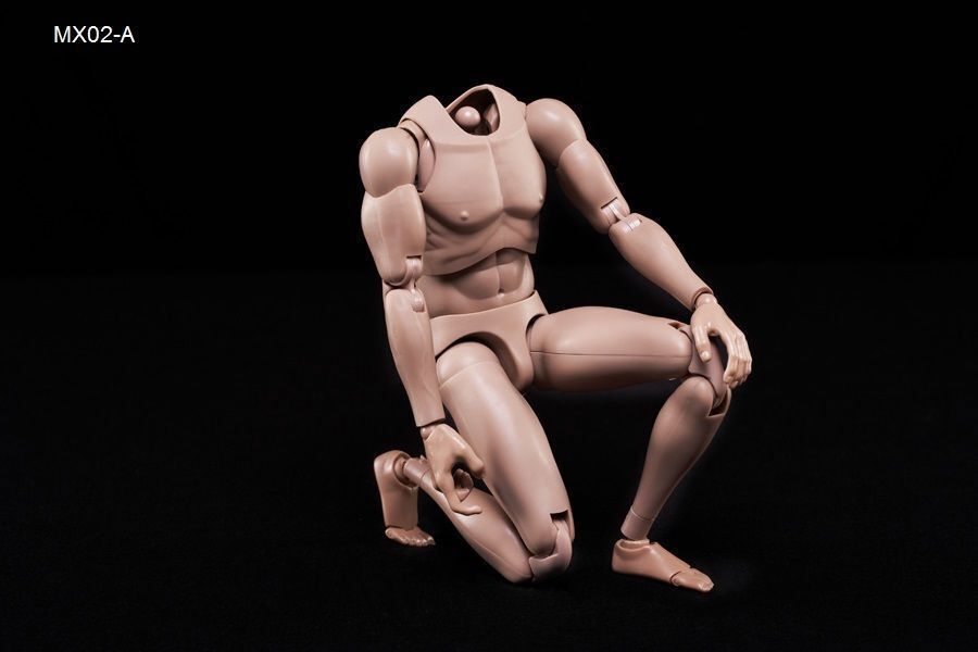 1/6 Male Action Figure Body 12 » Europe Skin Men Nude Narrow Shoulder MX02-A Kit