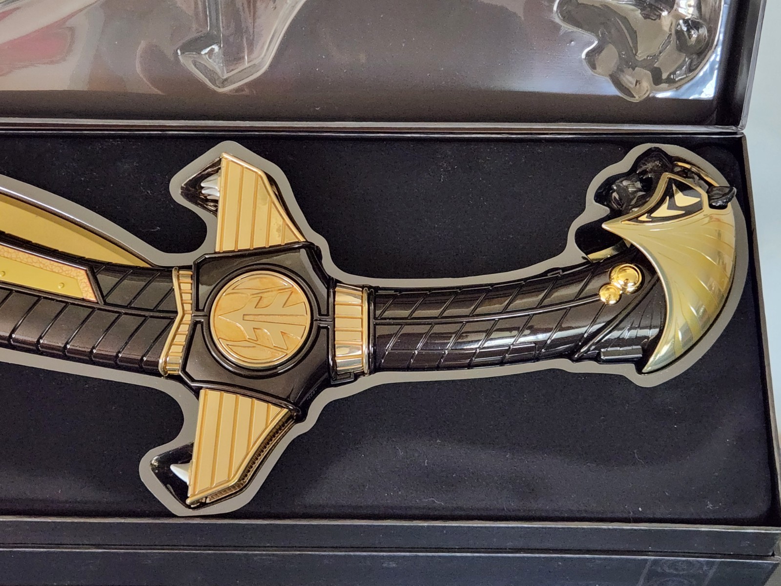 L.E. SDCC MMPR Power Rangers Legacy Black Saba Talking Tiger Saber 0294/1000