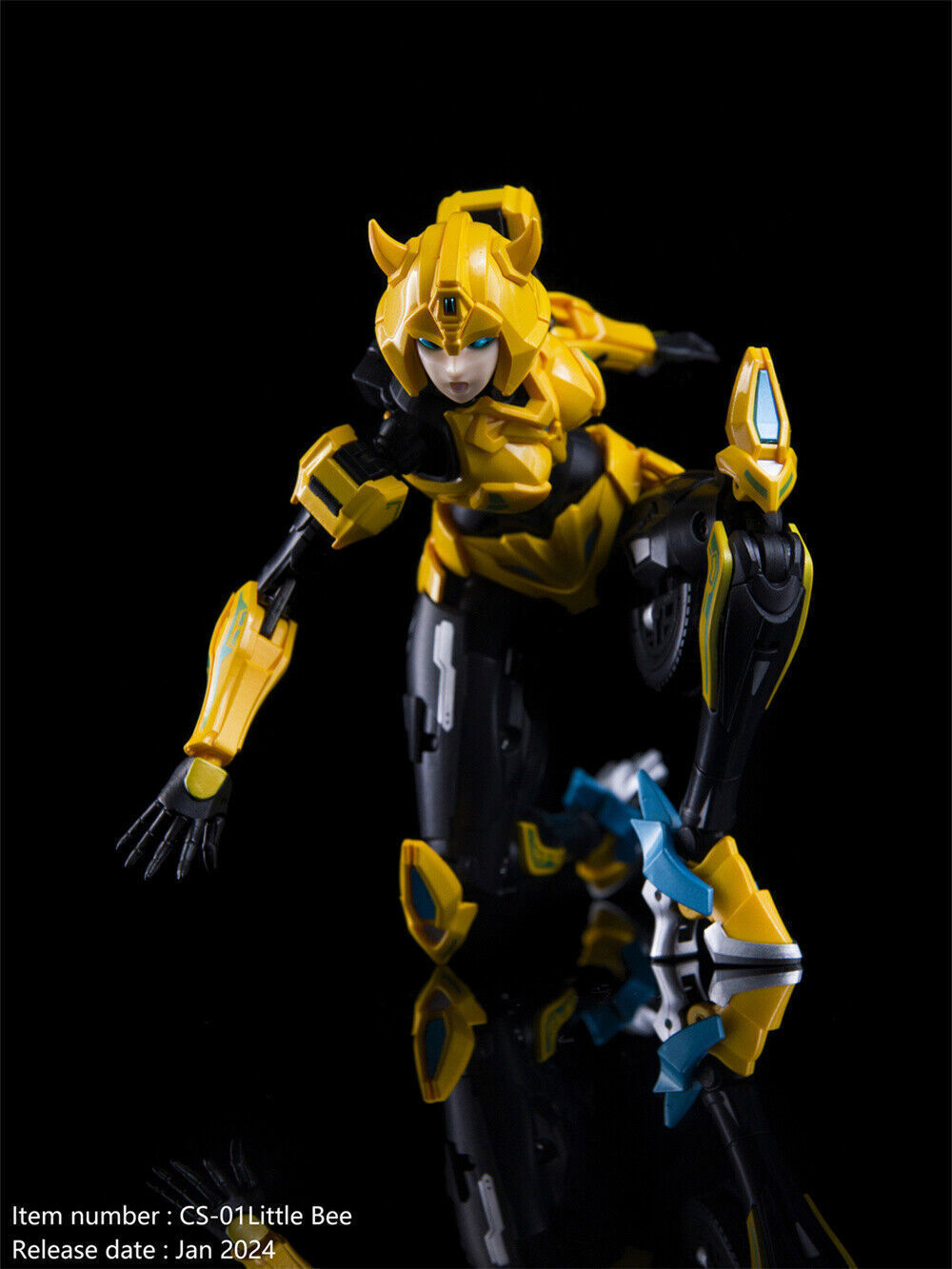 CollectionSpace CS-01 Transforms Bishoujo Little Bee Mecha Girl Figure Gift
