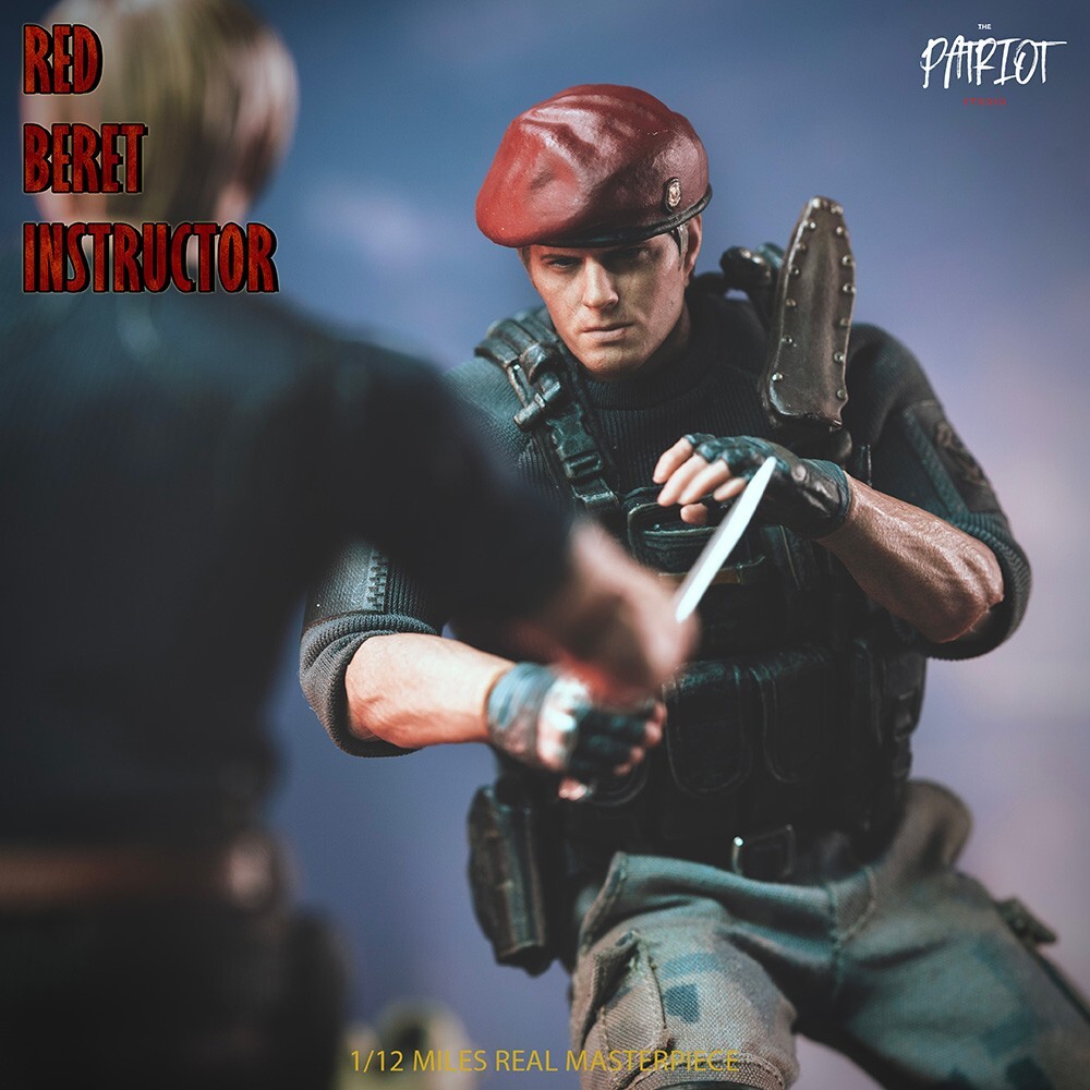 The Patriot Studio 1/12 Red Beret Instructor Jack Krauser Male Action Figure Toy