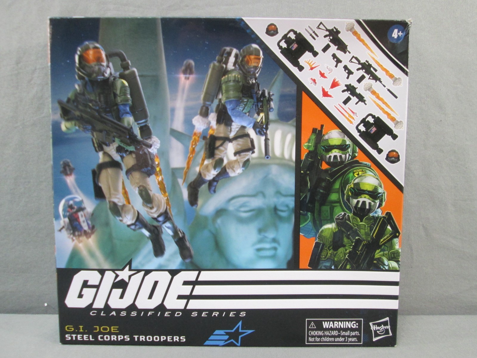 GI Joe Classified Series STEEL CORPS TROOPER 6&Prime; Action figure Set 95 Hasbro 2023