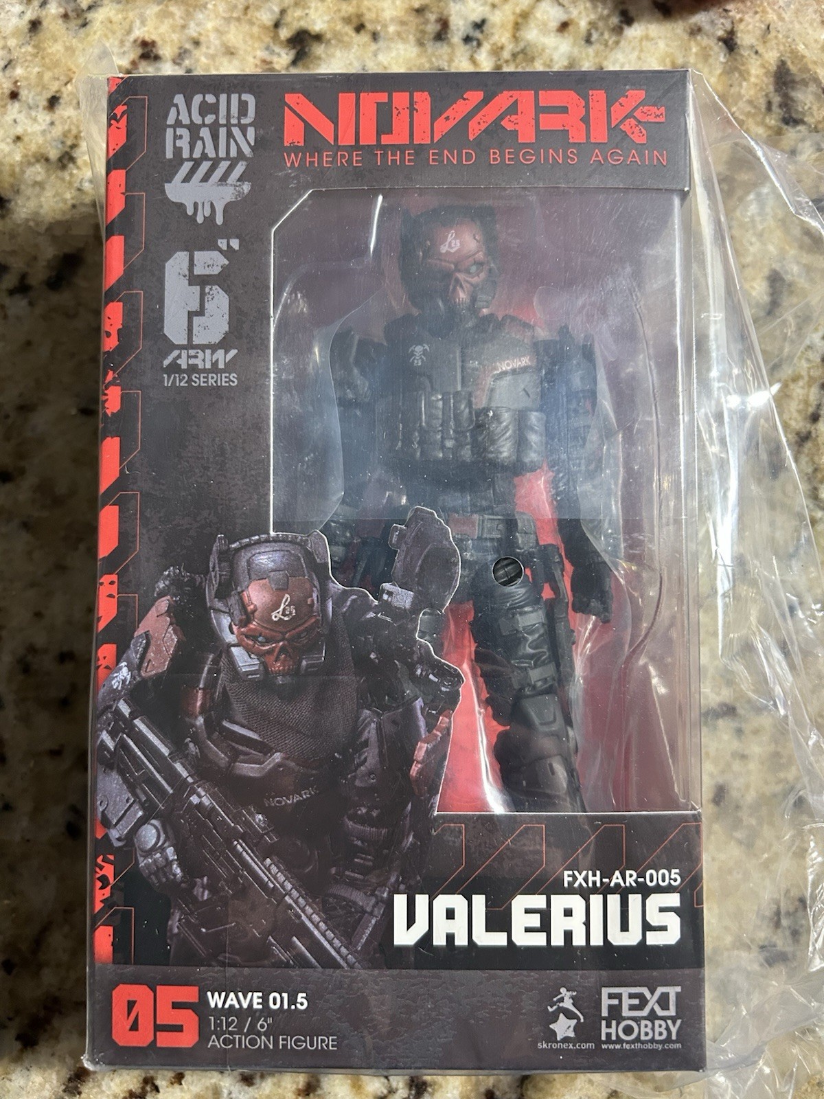 🇺🇸 Acid Rain World: Novark Valerius FXH-AR-005 1/12 Scale Action Figure