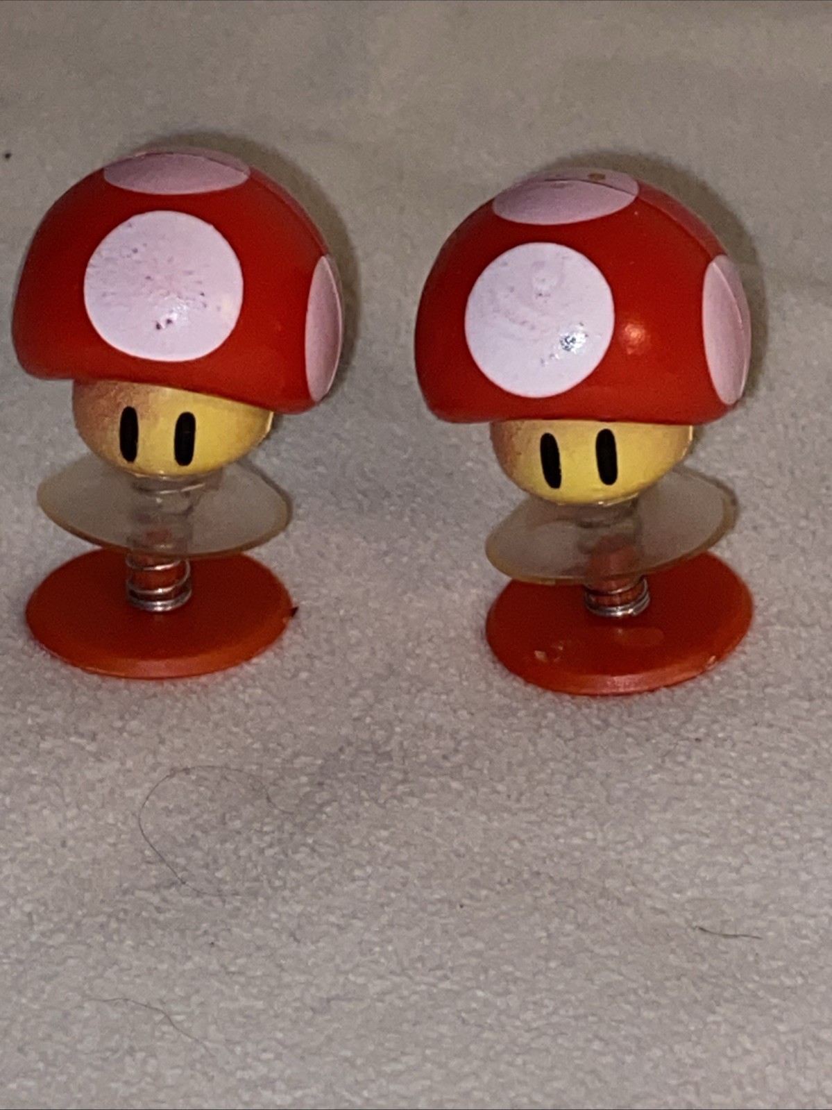 Nintendo 1Up Mushroom and Super Star Pop Up Mini Suction Toys (2) Designware