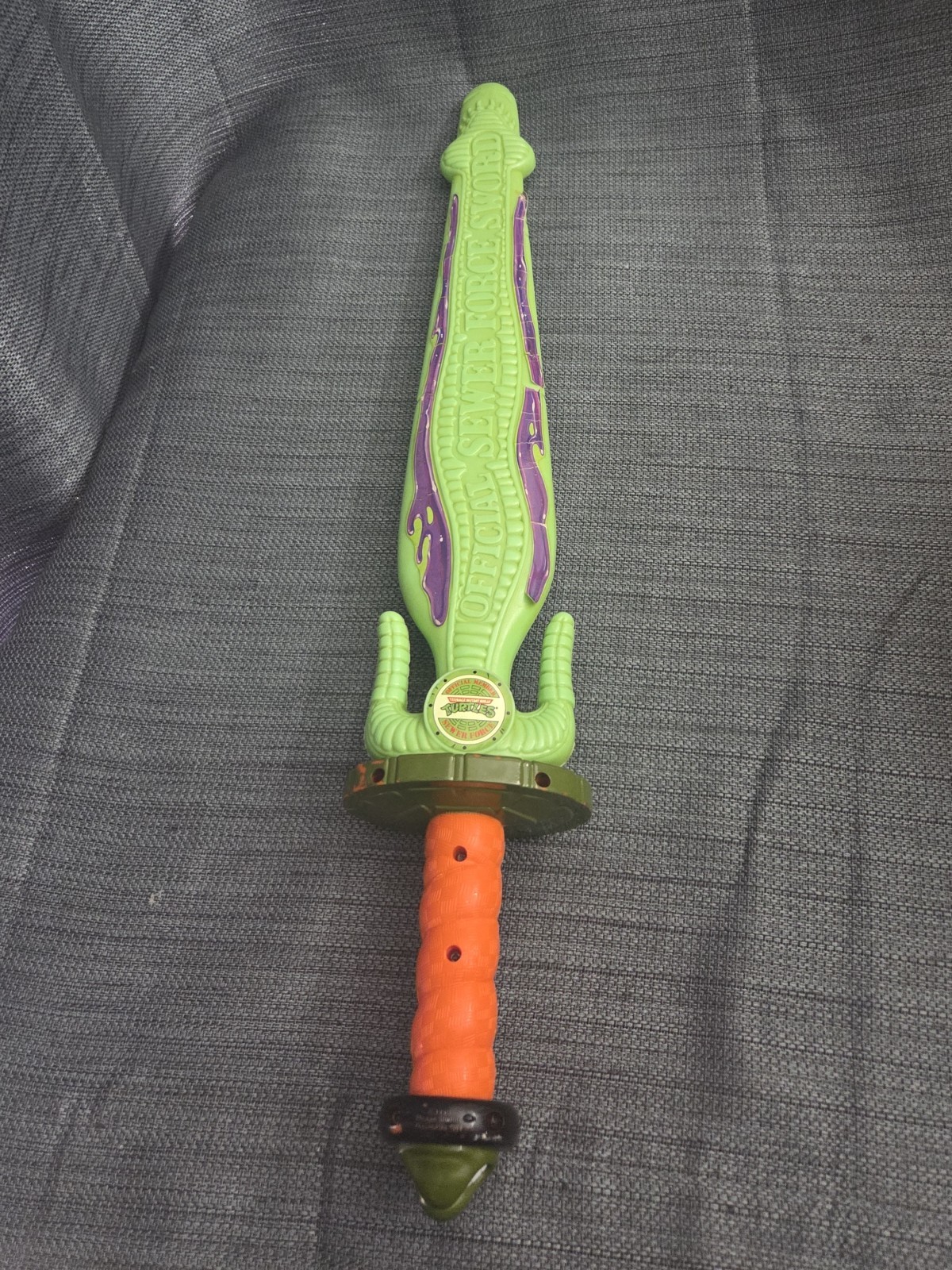 VINTAGE 1990 TMNT Sewer Force Sword – Teenage Mutant Ninja Turtles / Playmates