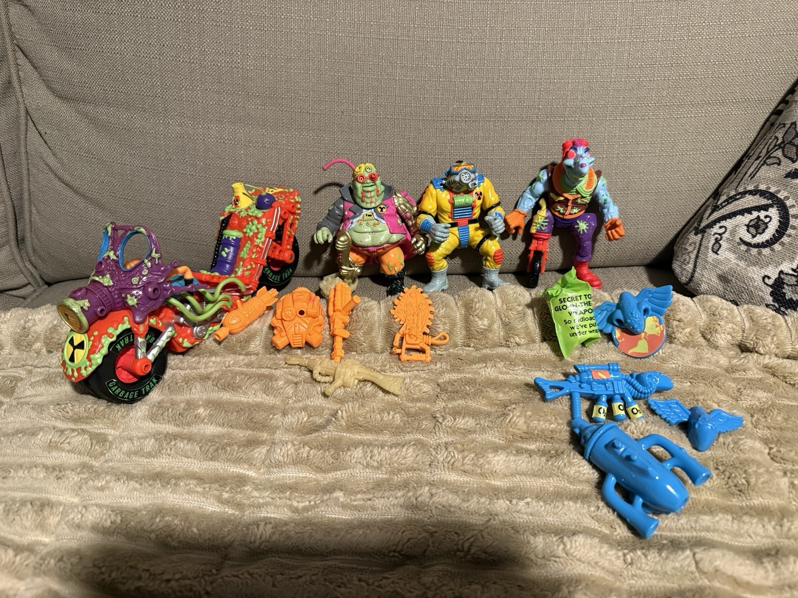 Lot Of 5 Troma Toxic Crusaders Vintage Playmates 1991 Figures