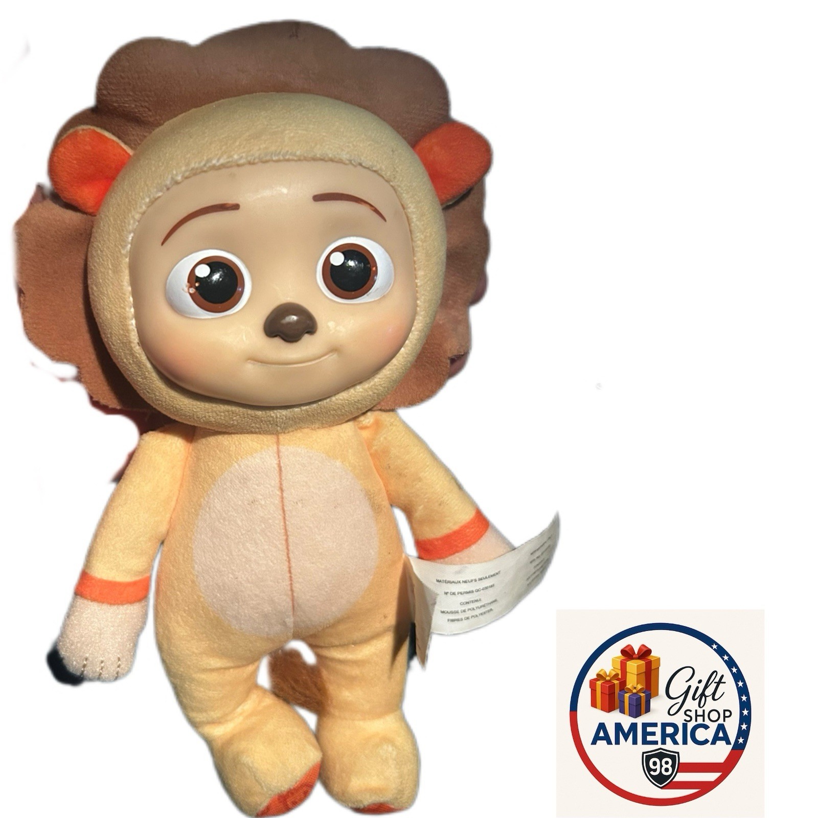 Cocomelon Official JJ LION Plush Stuffed Doll Netflix YouTube Cocomelon b7