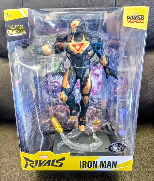 McFarlane Marvel Rivals Iron Man PLATINUM EDITION CHASE Black & Gold 1:6 Statue