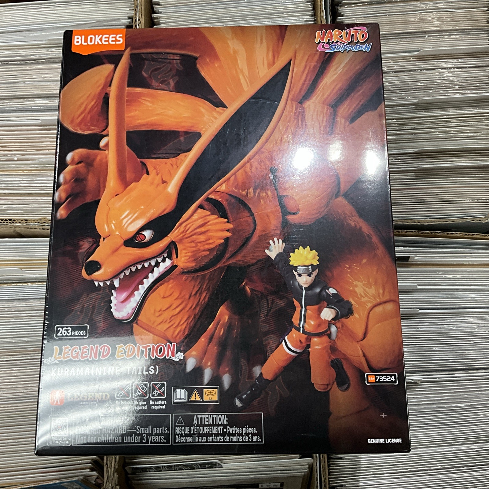 Blokees Naruto Shippuden Kurama Nine Tails Legend Edition Model Kit Sealed