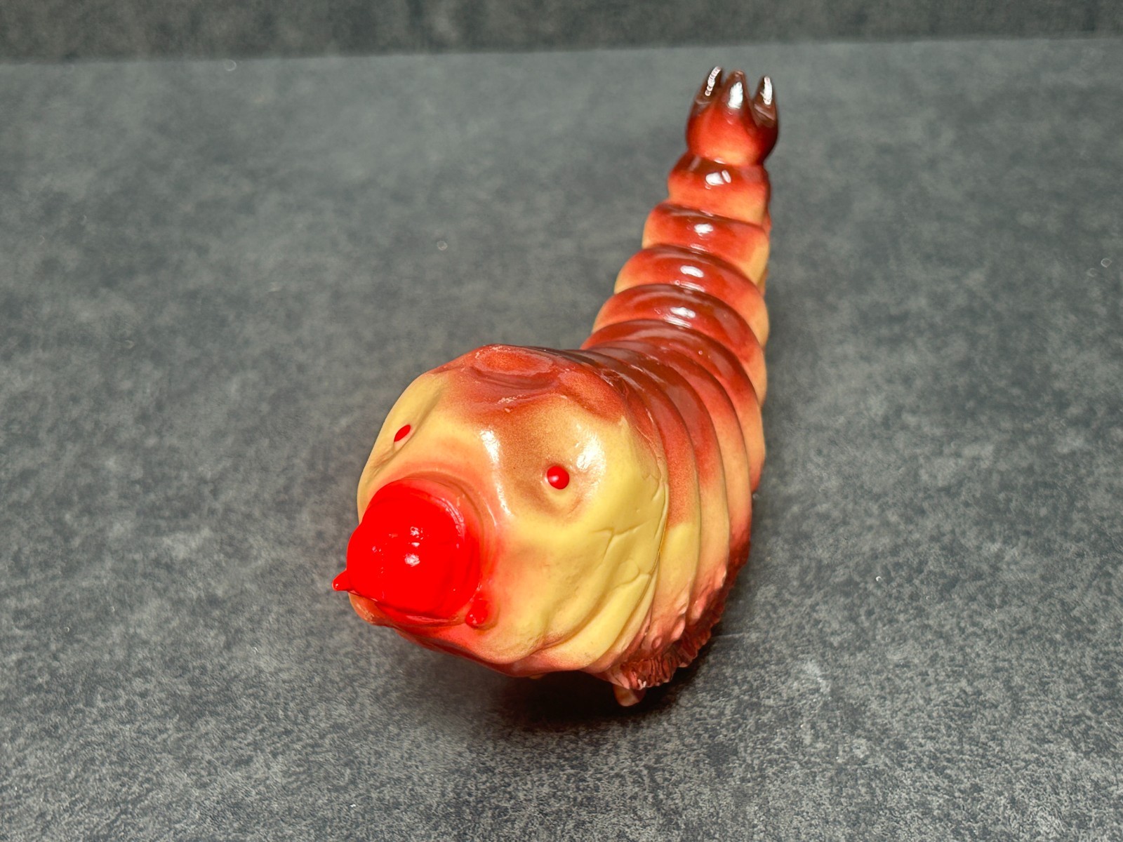 Marusan Mothra Larva Sofubi 6.3&Prime; Soft Vinyl Figure Godzilla 1998 w/ Header & Bag