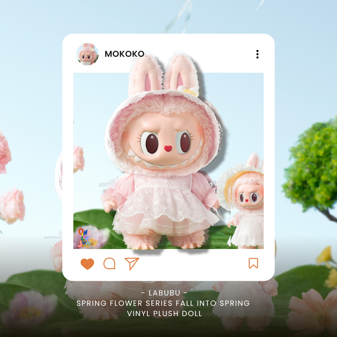MOKOKO Pop Land Spring Flower Series Fall Into Spring Vinly Plush Doll