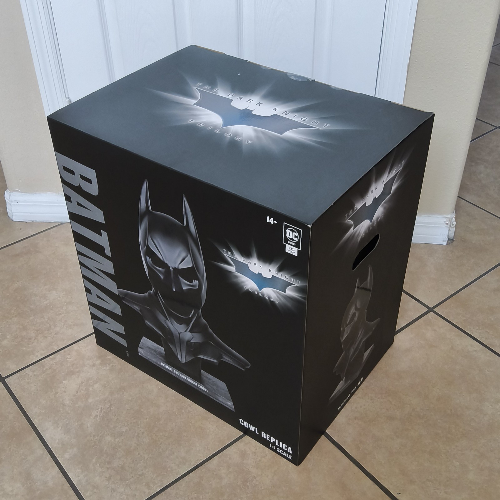 SEALED BATMAN RISE OF THE DARK KNIGHT REPLICA COWL MCFARLANE TOYS 1:1 SCALE