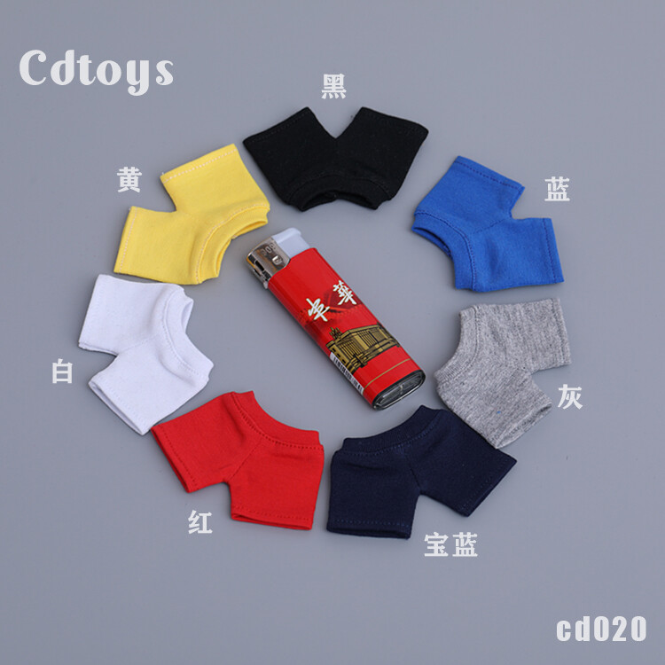cdtoys 1:12 cd020 Blue Short Pants Clothes For 6inch Male SHF Figure Body Dolls