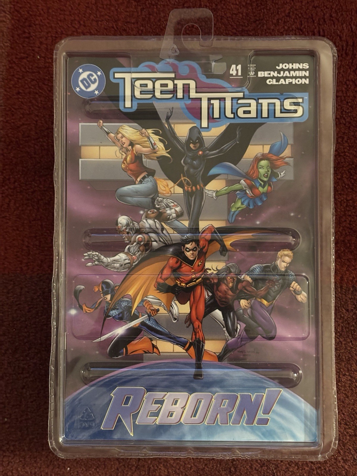 McFarlane DC Direct Miss Martian Red Platinum Teen Titans Reborn